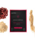 KORIKA Korean Heritage Red Ginseng & Adenosine Anti-aging Sheet Mask платнена маска против бръчки 25 гр.