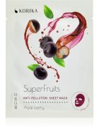 KORIKA SuperFruits Acai Berry - Set of 5 Anti-pollution Face Sheet Masks комплект маски за лице на намалена цена Acai berry