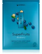 KORIKA SuperFruits Blueberry - Detoxifying Sheet Mask Хидратираща платнена маска Blueberry 25 гр.