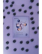 KORIKA SuperFruits Blueberry - Set of 5 Detoxifying Face Sheet Masks комплект маски за лице на намалена цена с детокс ефект Blueberry