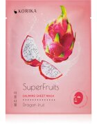 KORIKA SuperFruits Dragon Fruit - Set of 5 Calming Face Sheet Masks комплект маски за лице на намалена цена с успокояващ ефект Dragon fruit