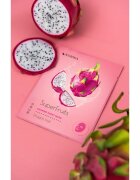 KORIKA SuperFruits Dragon Fruit - Set of 5 Calming Face Sheet Masks комплект маски за лице на намалена цена с успокояващ ефект Dragon fruit