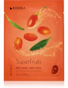 KORIKA SuperFruits Goji Berry - Set of 5 Anti-aging Face Sheet Masks комплект маски за лице на намалена цена с подмладяващ ефект Goji berry