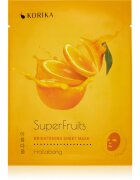 KORIKA SuperFruits Hallabong - Set of 5 Brightening Face Sheet Masks комплект маски за лице на намалена цена за озаряване на лицето Hallabong