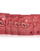 KORIKA SuperFruits Pomegranate - Set of 5 Hydrating Face Sheet Masks комплект маски за лице на намалена цена с хидратиращ ефект Pomegranate