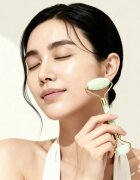 KORIKA Tools Face Roller Green Jade Stone масажно валяче за лице Jade Roller Green