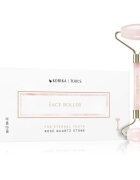 KORIKA Tools Face Roller Green Jade Stone масажно валяче за лице Quartz Roller Pink 1 бр.