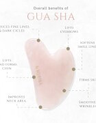 KORIKA Tools Face Roller & Gua Sha масажно валяче за лице и масажно приспособление Quartz Pink