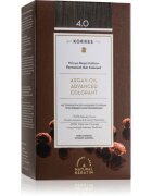 Korres Argan Oil перманентната боя за коса с арганово масло цвят 4.0 Brown 50 мл.