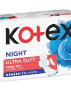 Kotex Ultra Soft Night санитарни кърпи 6 бр.