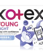 Kotex Young Night санитарни кърпи за нощ 7 бр.