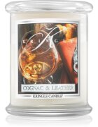 Kringle Candle Brandy & Leather ароматна свещ 411 гр.