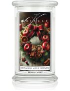 Kringle Candle Cinnamon Apple Wreath ароматна свещ 623 гр.