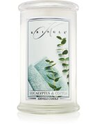 Kringle Candle Eucalyptus & Cotton ароматна свещ 624 гр.