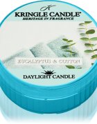 Kringle Candle Eucalyptus & Cotton чаена свещ 42 гр.