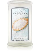 Kringle Candle Sea Salt & Tonka ароматна свещ 624 гр.