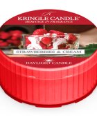Kringle Candle Strawberries & Cream чаена свещ 42 гр.