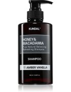 KUNDAL Honey & Macadamia Amber Vanilla натурален шампоан за суха и увредена коса 500 мл.
