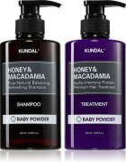KUNDAL Honey & Macadamia Baby Powder комплект за суха и увредена коса