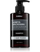 KUNDAL Honey & Macadamia Baby Powder натурален шампоан за суха и увредена коса 500 мл.