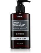 KUNDAL Honey & Macadamia White Musk натурален шампоан за суха и увредена коса 500 мл.