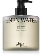 KUNDAL Objet Moist Gleam Body Wash парфюмиран душ гел за интензивна хидратация с аромат Linen Water 450 мл.