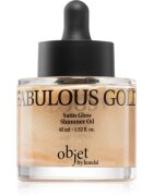 KUNDAL Objet Satin Glow Shimmer Oil блестящо масло с хидратиращ ефект цвят Fabulous Gold 45 мл.