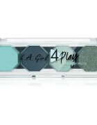 L.A. Girl Cosmetics 4 Play палитра сенки за очи цвят All Nighter 3.2 гр.