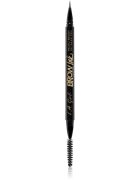 L.A. Girl Cosmetics Brow Ink маркер за вежди с четка цвят Dark Brown 0.45 мл.