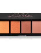 L.A. Girl Cosmetics Fanatic палитра с ружове цвят Island Hottie 4x4 гр.