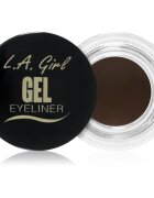 L.A. Girl Cosmetics Gel Eyeliner гел очна линия цвят Rich Chocolate Brown 3 гр.