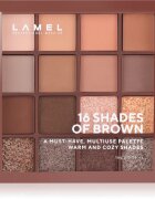 LAMEL 16 Shades Of Brown палитра сенки за очи 16 гр.