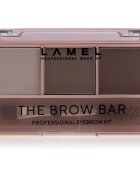 LAMEL BASIC The Brow Bar палитра за вежди с четка #402 45 гр.