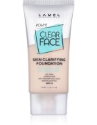LAMEL OhMy Clear Face високо покривен фон дьо тен за проблемна и мазна кожа цвят 401 40 мл.