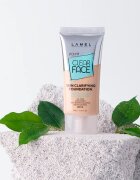 LAMEL OhMy Clear Face високо покривен фон дьо тен за проблемна и мазна кожа цвят 401 40 мл.