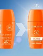 Lancaster Sun Sensitive Tinted Mattifying Fluid матираща емулсия водоустойчив SPF 50 30 мл.