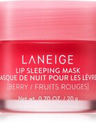LANEIGE Lip Sleeping Mask нощна регенерираща маска за устни цвят Berry 20 гр.
