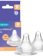 Lansinoh NaturalWave биберон за шише Medium 2 бр.