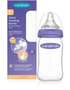 Lansinoh NaturalWave Glass бебешко шише Slow 1 бр.
