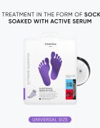 L’biotica Masks ексфолиращи чорапи за омекотяване и хидратиране кожата на краката. 1 чифт