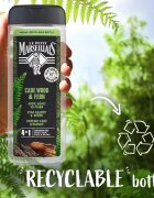Le Petit Marseillais Cade Wood & Fern душ гел 4 в 1 за мъже 400 мл.
