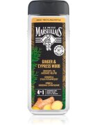 Le Petit Marseillais Ginger & Cypress Wood душ гел 4 в 1 за мъже 400 мл.
