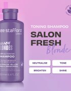 Lee Stafford Bleach Blondes Toning Shampoo шампоан за руса коса неутрализиращ жълтеникавите оттенъци 250 мл.