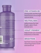 Lee Stafford Bleach Blondes Toning Shampoo шампоан за руса коса неутрализиращ жълтеникавите оттенъци 250 мл.