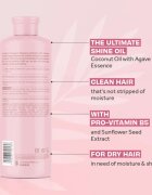Lee Stafford CoCo LoCo Agave шампоан за ежедневно миене на коса за блясък и мекота на косата 500 мл.