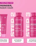 Lee Stafford Grow Strong & Long Stimulating Scapl Scrub пилинг за скалп веган 100 мл.