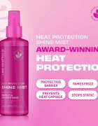 Lee Stafford Styling Heat Protection Shine Mist спрей за защита на косата от топлината 200 мл.
