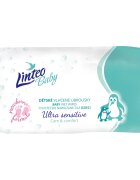 Linteo Baby Ultra Sensitive нежни мокри кърпички за бебета 64 бр.