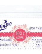 Linteo Natural Cotton Buds клечки за уши в пликче 160 бр.