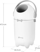 Lionelo Purebin кош за пелени White 10l 1 бр.
